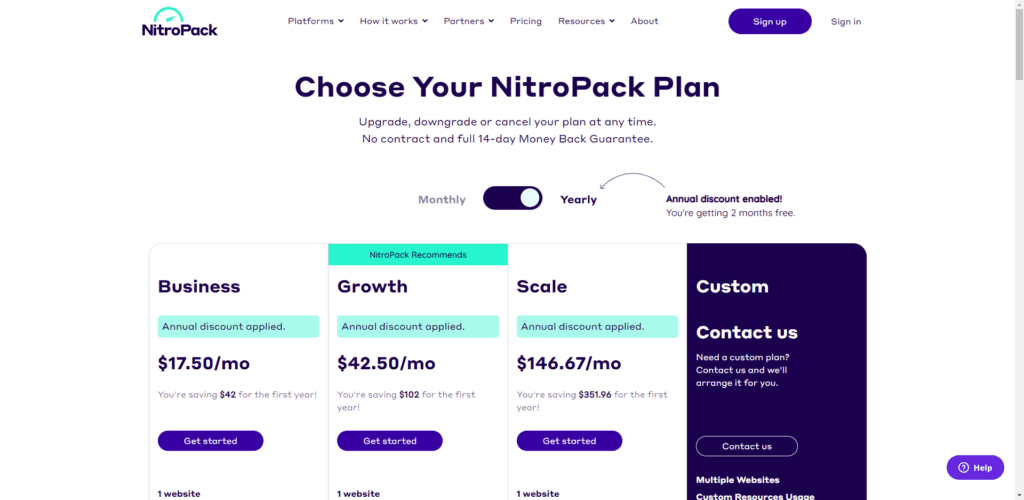 Nitropack_Pricing